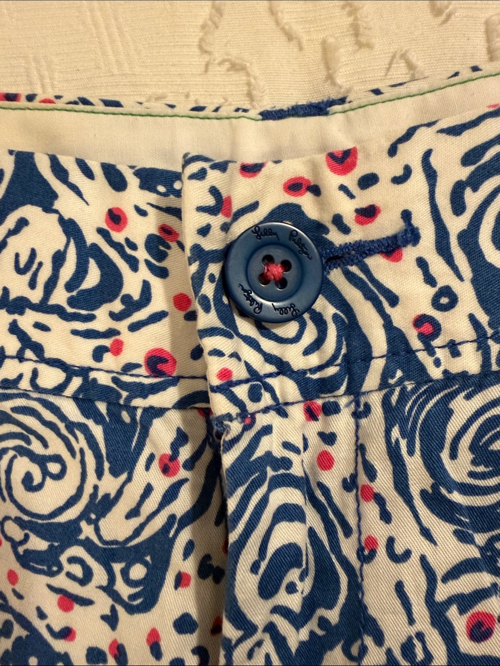 Lilly Pulitzer The Walsh Short in Indigo Star Crush Starfish Blue print - Picture 5 of 9